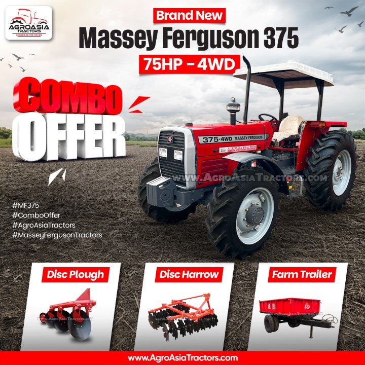 MF 375 4WD Combo Pack