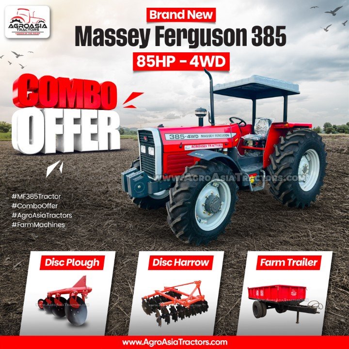 MF 385 4WD Combo Pack